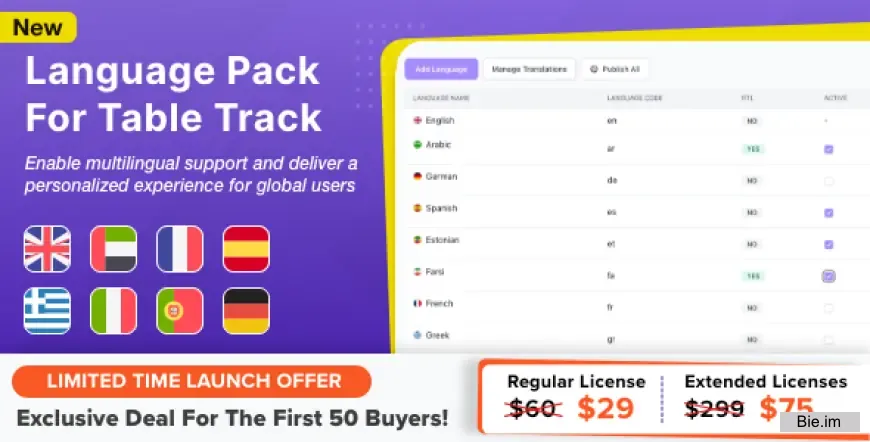 Inventory Module for Tabletrack v1.0.60