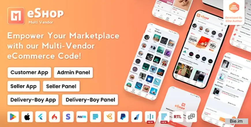 eShop v2.10.5 - Multi Vendor eCommerce App & eCommerce Vendor Marketplace Flutter App - nulled
