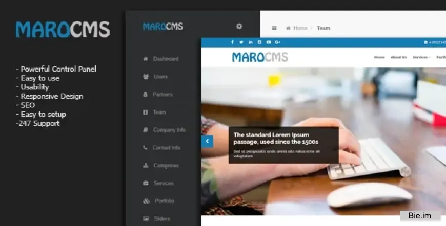 MaroCMS - Business CMS v3.1 nulled