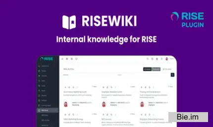 RiseWiki v1.0.1 - Internal knowledge for RISE