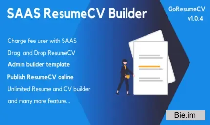 GoResumeCV v1.0.4 - SAAS Resume Builder Online nulled