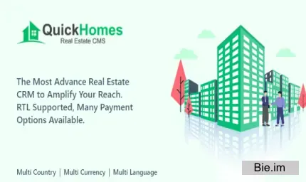 QuickHomes - Laravel Real Estate Agency Portal Multilingual - 12 July 2025 - nulled