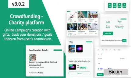 Crowdfunding v3.0.2 - Fund raising platform / Charity / Donation