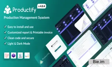 Productify v4.0.4 - Production Management System - nulled
