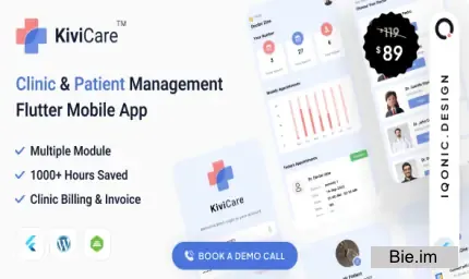 KiviCare Flutter 3.x App v9.6.3 - Clinic & Patient Management System