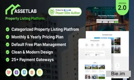 AssetLab v2.0 - Property Listing Platform - nulled