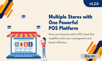 POS Saas for Multi Store / Outlets v1.2.0 - Built on Laravel + React JS