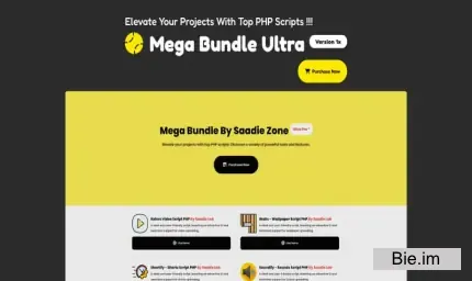Mega Bundle Ultra Pro - PHP Scripts 1.1