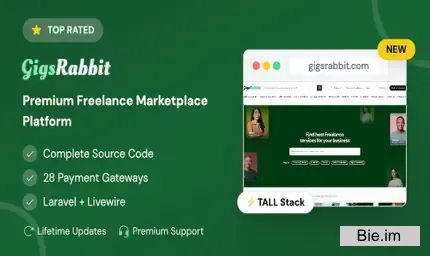 GigsRabbit v1.0 - Premium Freelance Marketplace Platform