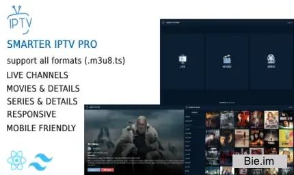 SMART IPTV PRO Responsive Web (Reactjs) 1.0.0