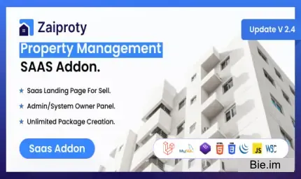 Zaiproty - Property Management SAAS Addon v2.4