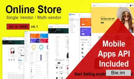 Online Store v4.1 - All in One Multi vendor Laravel eCommerce Platform