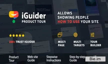 iGuider v5.5 - Product Tour - Interactive Walkthroughs - Website step by step Guide