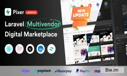 Pixer v6.9.0 - React Laravel Ecommerce Multivendor Digital Marketplace - nulled