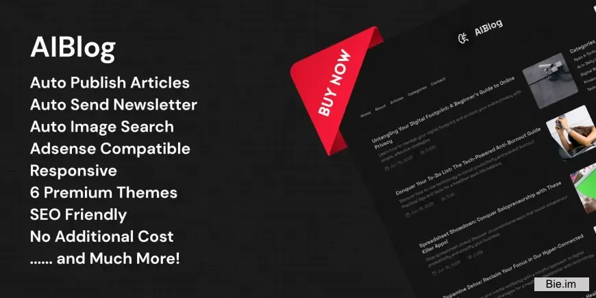 AIBlog v2.0 - PHP Script
