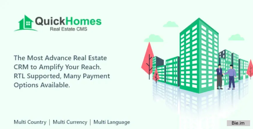 QuickHomes - Laravel Real Estate Agency Portal Multilingual - 12 July 2025 - nulled