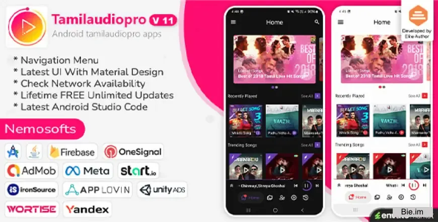 Tamilaudiopro v11.1 - Online Music Streaming Apps with Purchase Key nulled
