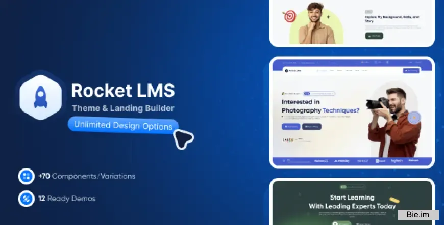 Rocket LMS Theme and Landing Page Builder v1.0