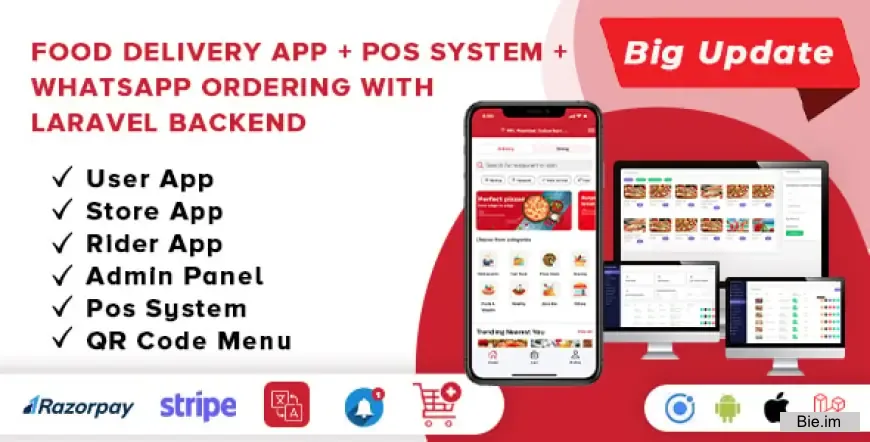 Food Delivery App v4.0 - A Complete Ready to Use MultiStore Mobile App(Android, ios) + Website