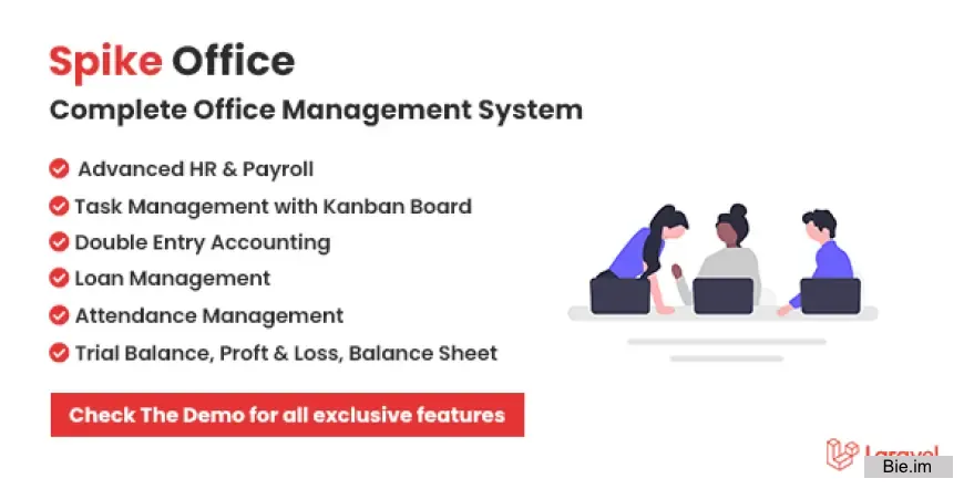 Spike Office v1.5 - Complete HR & Payroll including Loans and Double Entry Accounting