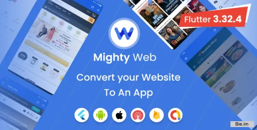 MightyWeb Webview v27.0 - Web to App Convertor (Flutter + Admin Panel)