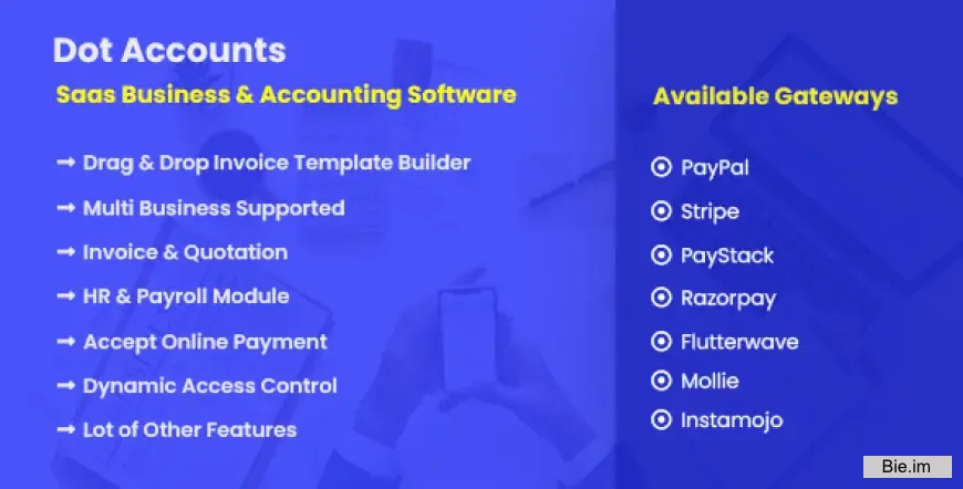Dot Accounts v2.8 - SaaS Business & Accounting Software