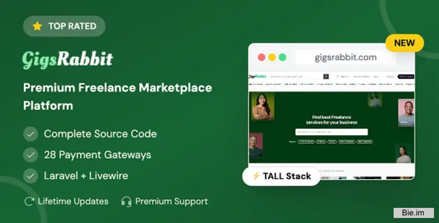 GigsRabbit v1.0 - Premium Freelance Marketplace Platform