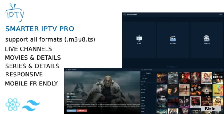 SMART IPTV PRO Responsive Web (Reactjs) 1.0.0