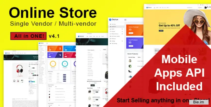 Online Store v4.1 - All in One Multi vendor Laravel eCommerce Platform