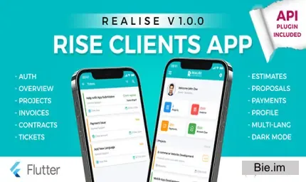 REALISE v1.0 - RISE CRM Customer Mobile App for Android and IOS