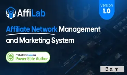 AffiLab v1.0 - Affiliate Network Management and Marketing System - nulled