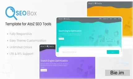 SEOBox v1.0 - Template for AtoZ SEO Tools