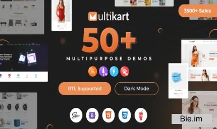 Multikart v5.0 - eCommerce HTML + Admin + Email + Invoice Template