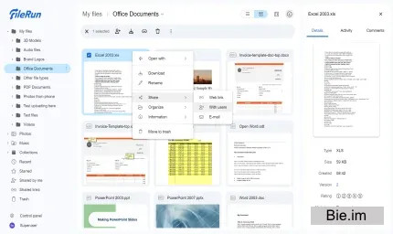 FileRun - Selfhosted File Sync and Share 2024.1.2