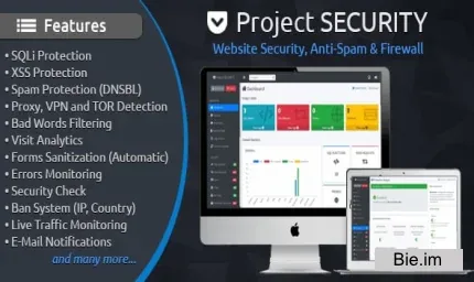 Project SECURITY v5.1.2 – Website Security, Anti-Spam & Firewall