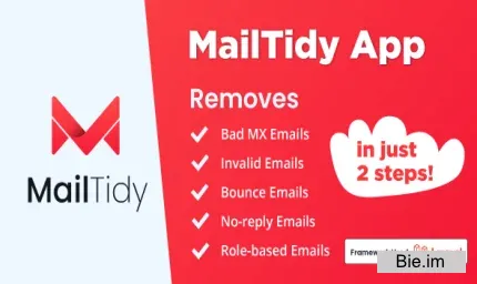 MailTidy v2.5 - Email List Cleaner SAAS Application - nulled