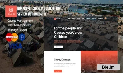 Charity – Nonprofit Charity Foundation System with Website - 1 September 2025