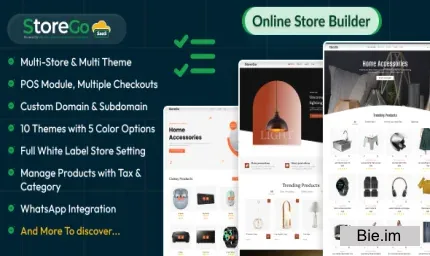 StoreGo SaaS v7.5 - Online Store Builder - nulled