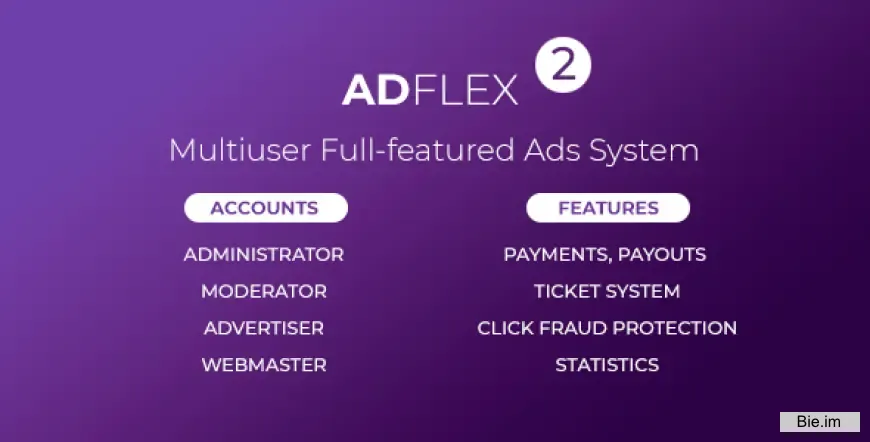 AdFlex 2.0.7 - Multi User Full-featured Ads System nulled