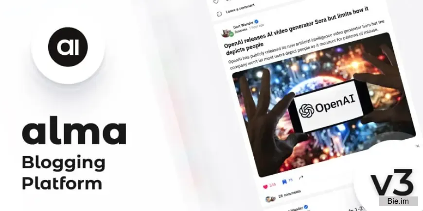 Alma v3.0 - Blogging Platform