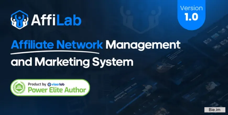 AffiLab v1.0 - Affiliate Network Management and Marketing System - nulled