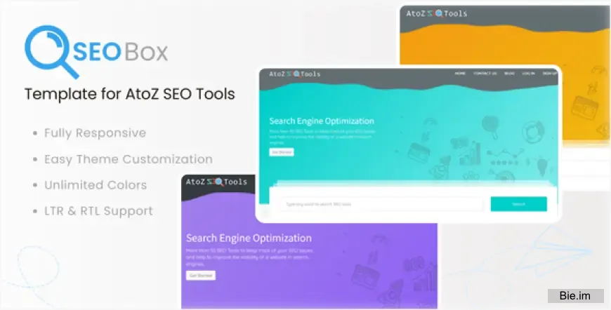 SEOBox v1.0 - Template for AtoZ SEO Tools