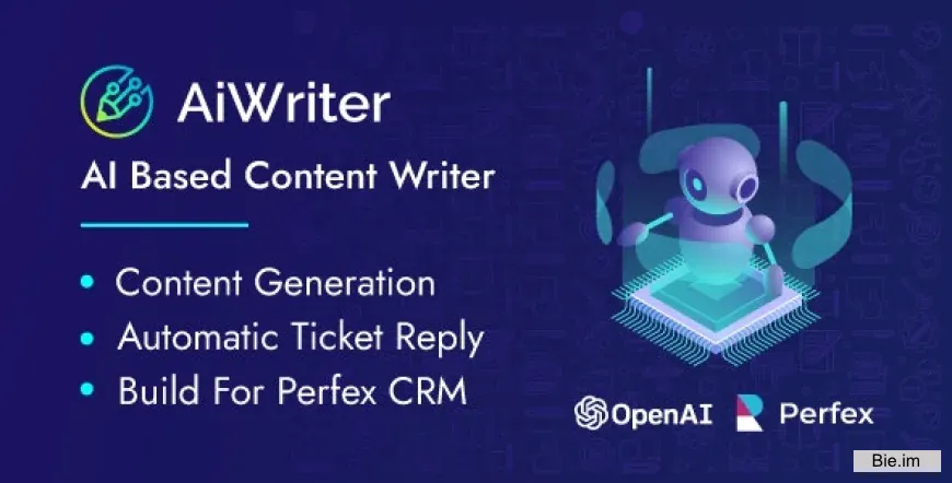 Perfex AiWriter v3.5.0 - AI Content Generator And AI Ticket Reply Module