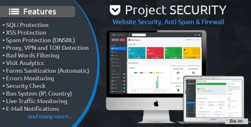 Project SECURITY v5.1.2 – Website Security, Anti-Spam & Firewall