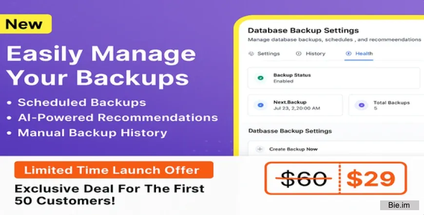 Backup Module for Tabletrack v1.0.0