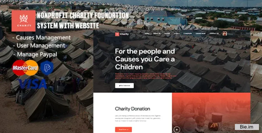 Charity – Nonprofit Charity Foundation System with Website - 1 September 2025