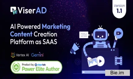 ViserAD v1.1 - AI Powered Marketing Content Creation Platform as SAAS nulled