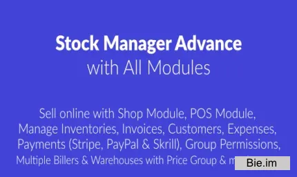 Stock Manager Advance with All Modules v4.0.0 beta4