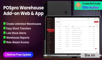 POSpro – Warehouse Add-on for web v1.0.1