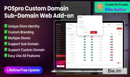 POSpro – Custom Domain & Sub-Domain Add-on v1.0.0
